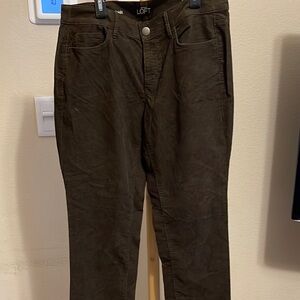 LOFT Dark Brown Casual Pants
